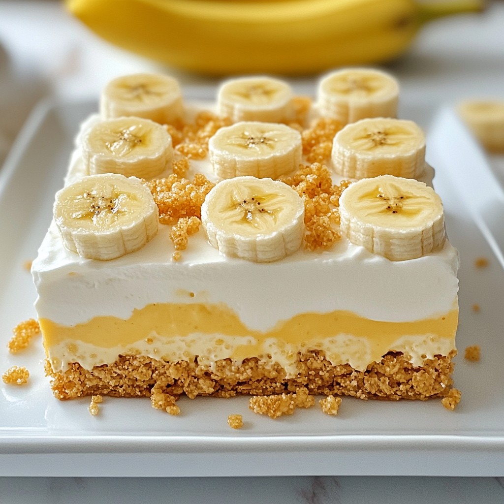 Banana Pudding Rice Krispies Treats Easy Delight