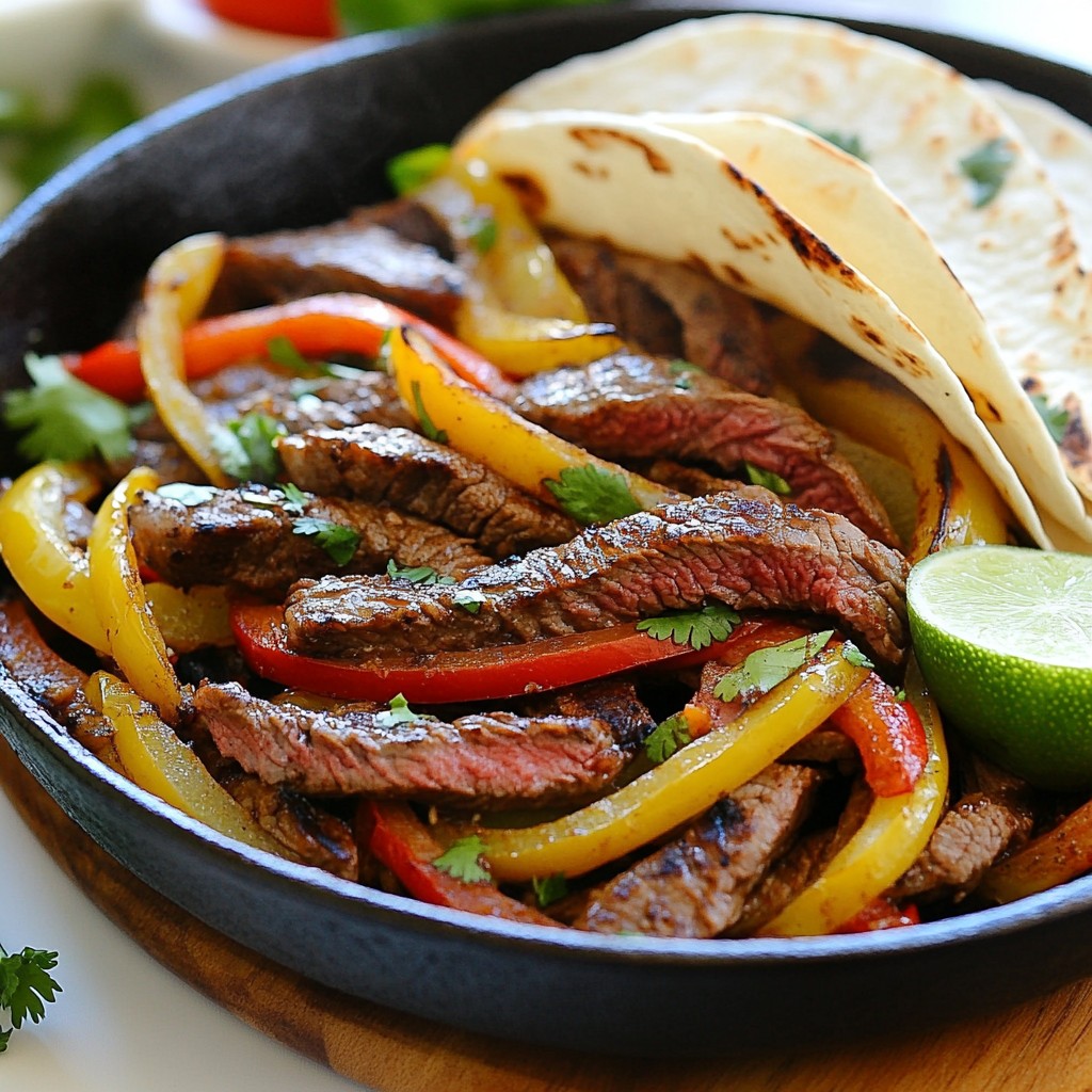 Sizzling Tex-Mex Beef Fajitas for Flavorful Dinners