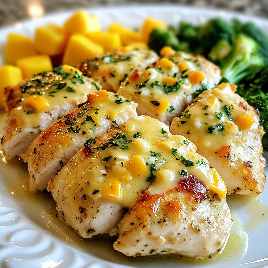 Savory Chicken with Cheese Sauce Comforting Recipe
