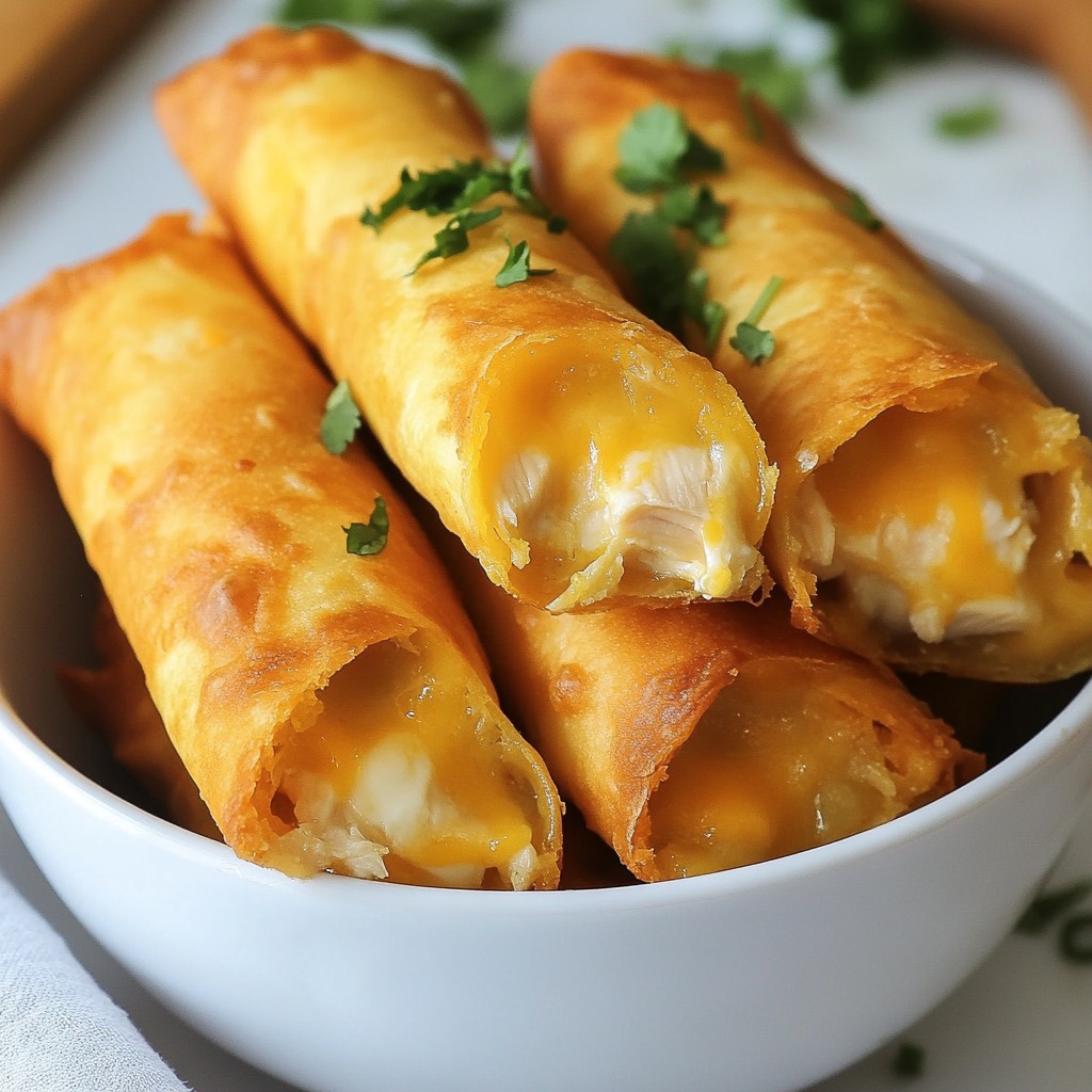 Extra Crispy Baked Chicken Taquitos Simple Delight