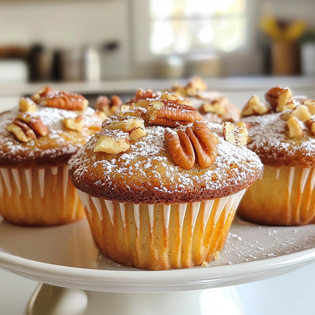 Banana Cinnamon Pecan Cupcakes Delightful Treat Recipe