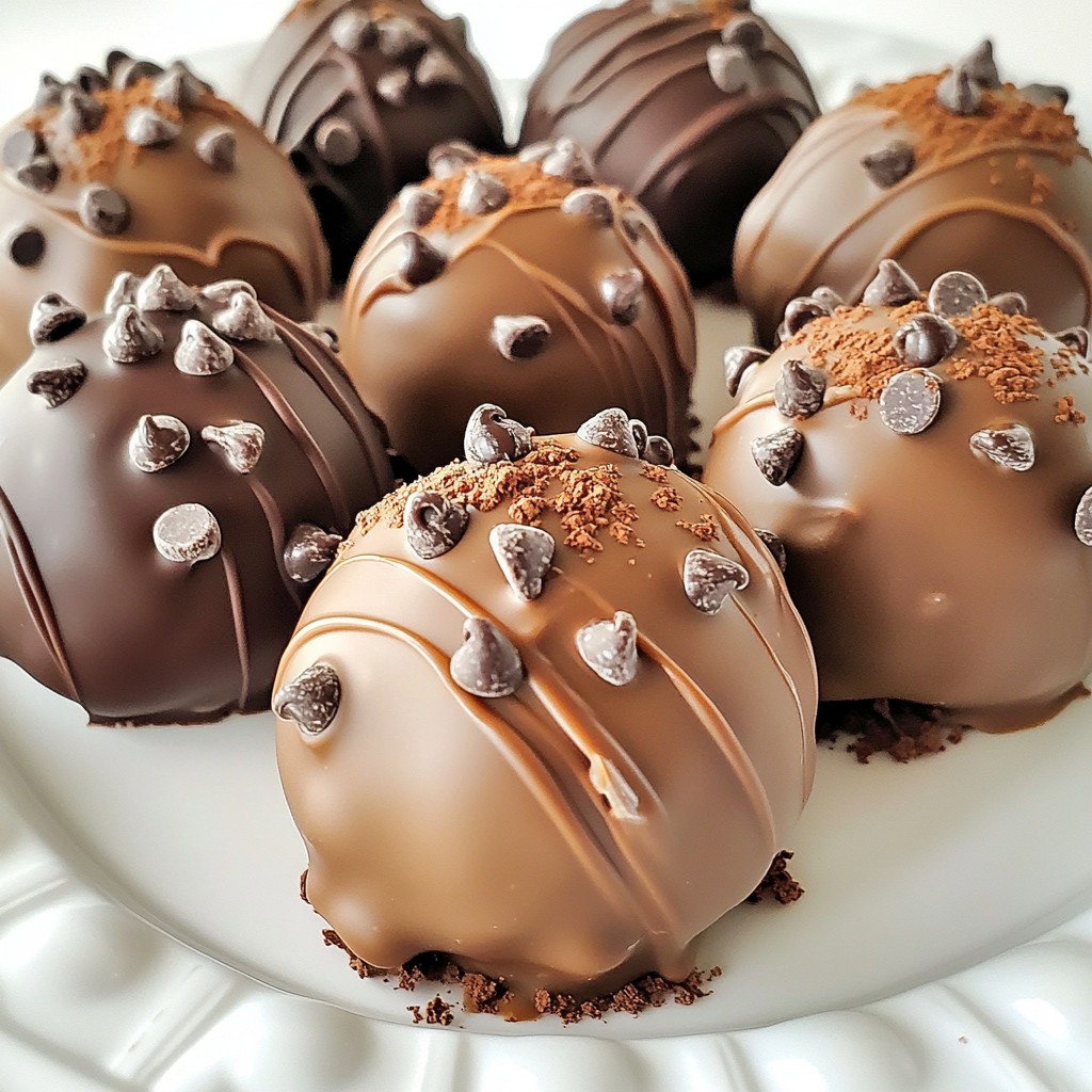 Easy Chocolate Chip Cookie Dough Truffles Delight