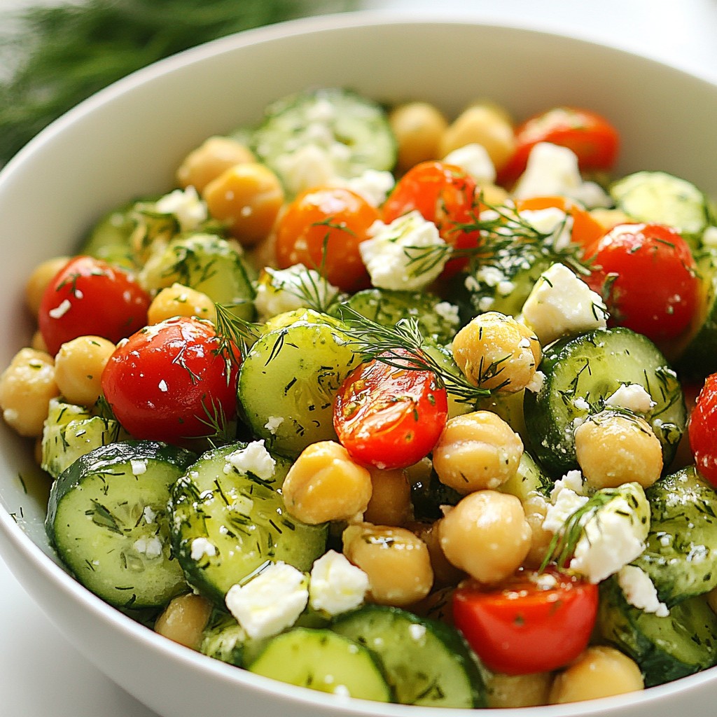 High Protein Cucumber Salad Fresh and Tasty Option