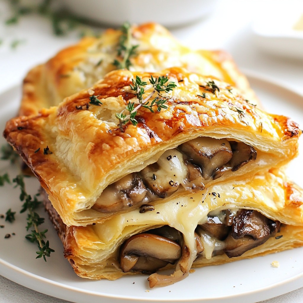 Mouthwatering Mushroom Gruyère Puff Pastry Recipe