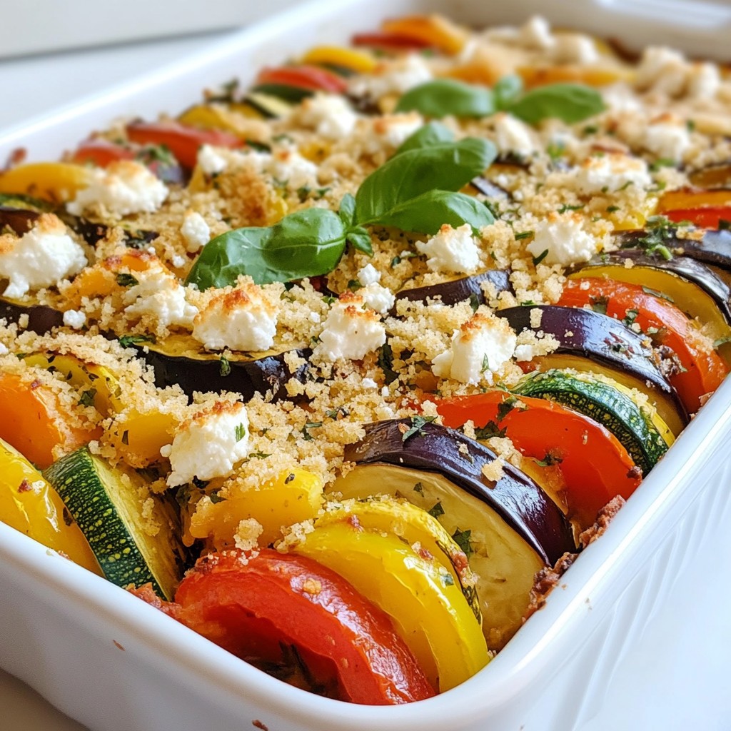 Mediterranean Vegetable Casserole Flavorful and Easy