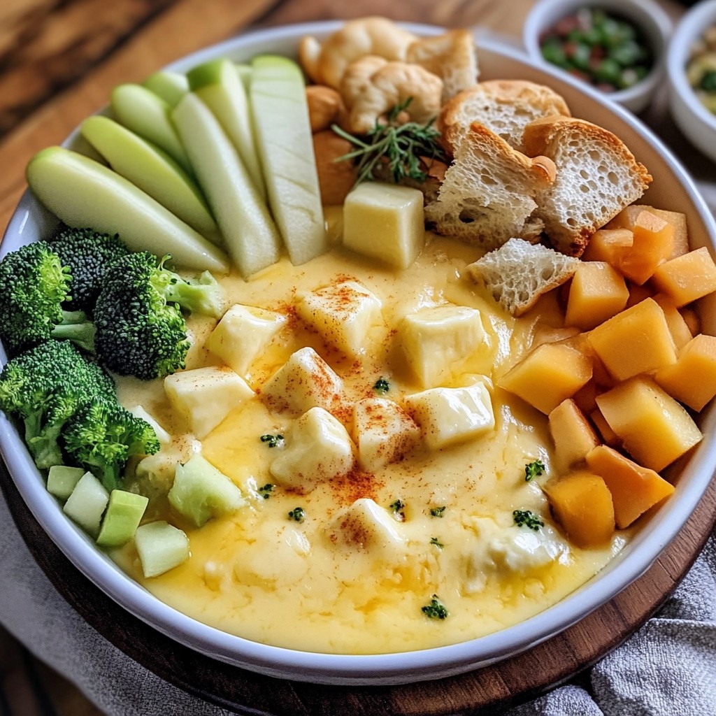 Alcohol-Free Cheese Fondue Creamy and Flavorful Dip