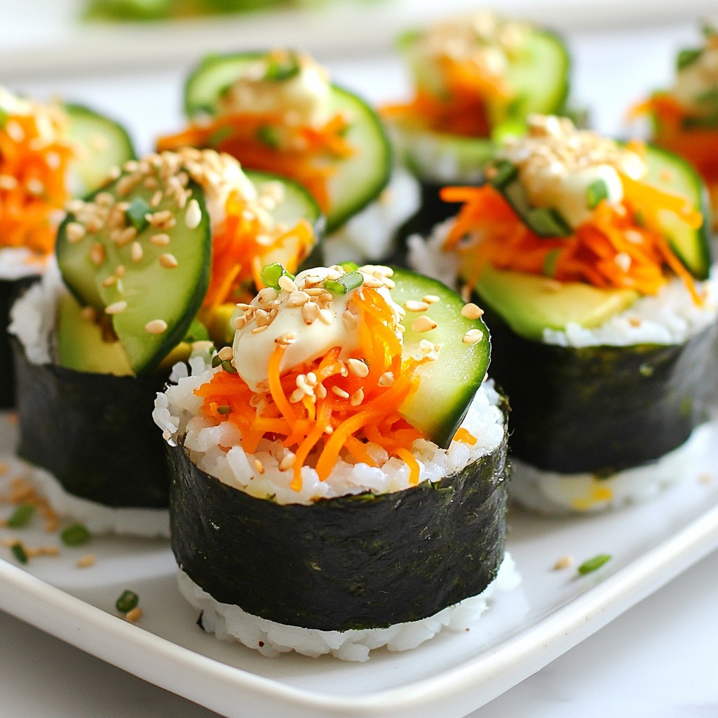 Sushi Cups Easy and Fun Party Appetizer Idea