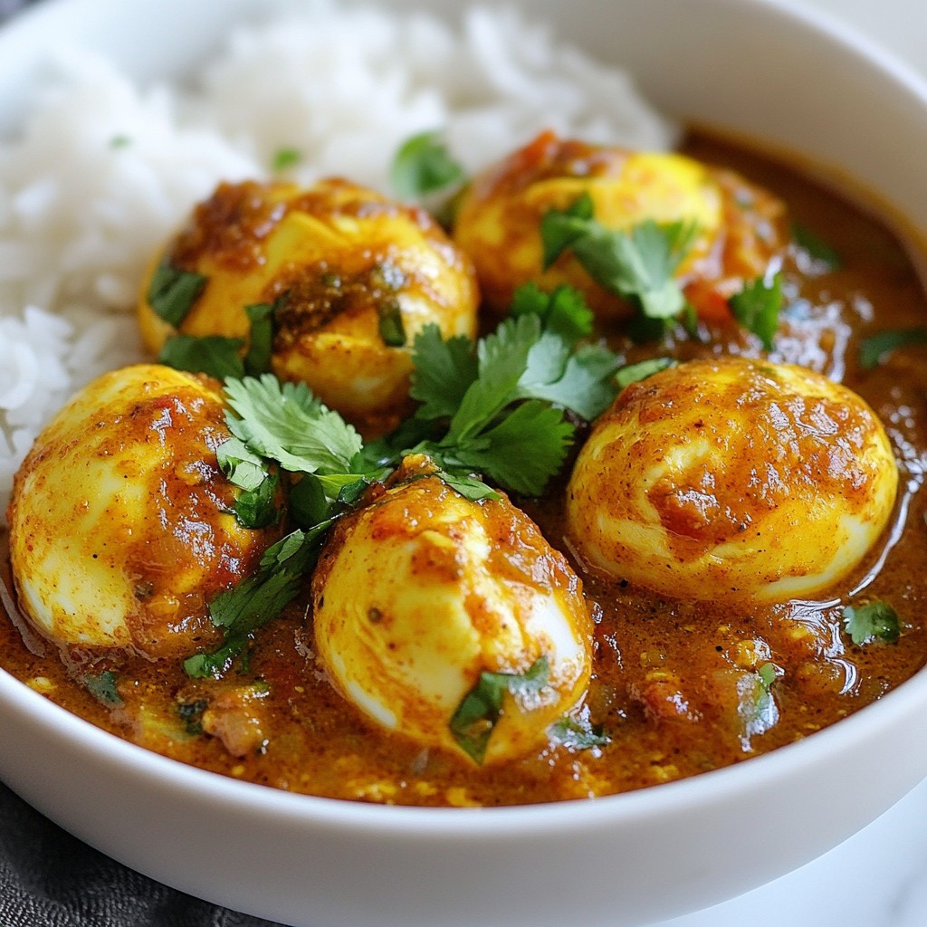 Spicy Indian Egg Curry Flavorful and Easy Recipe