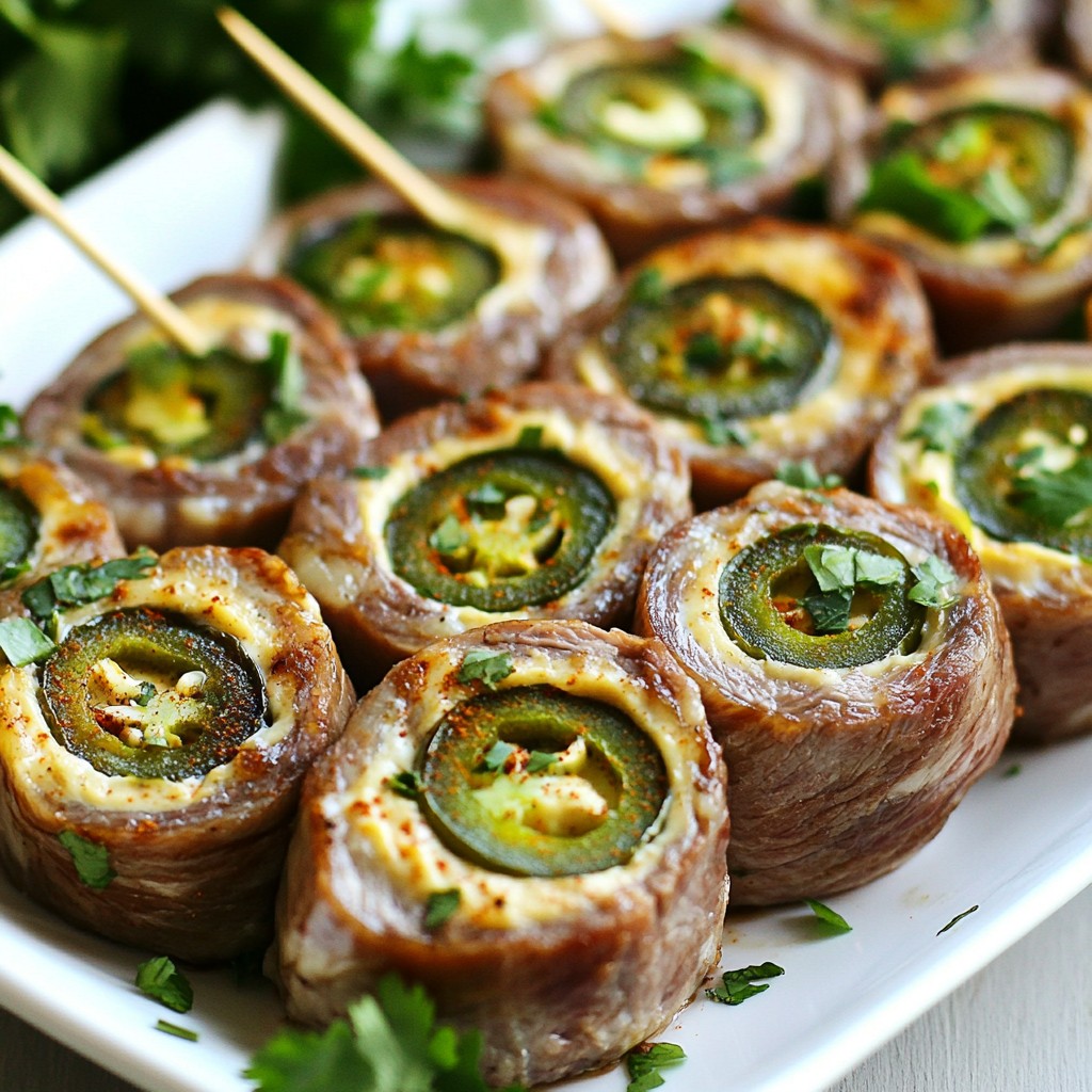 Jalapeño Cream Cheese Venison Roll-Ups Tasty Delight