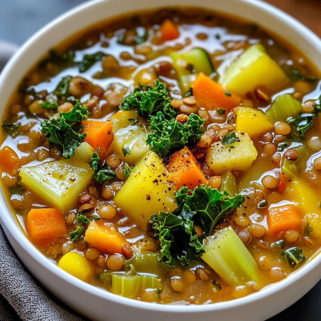 High Protein Vegetable Soup Tasty and Nourishing Meal