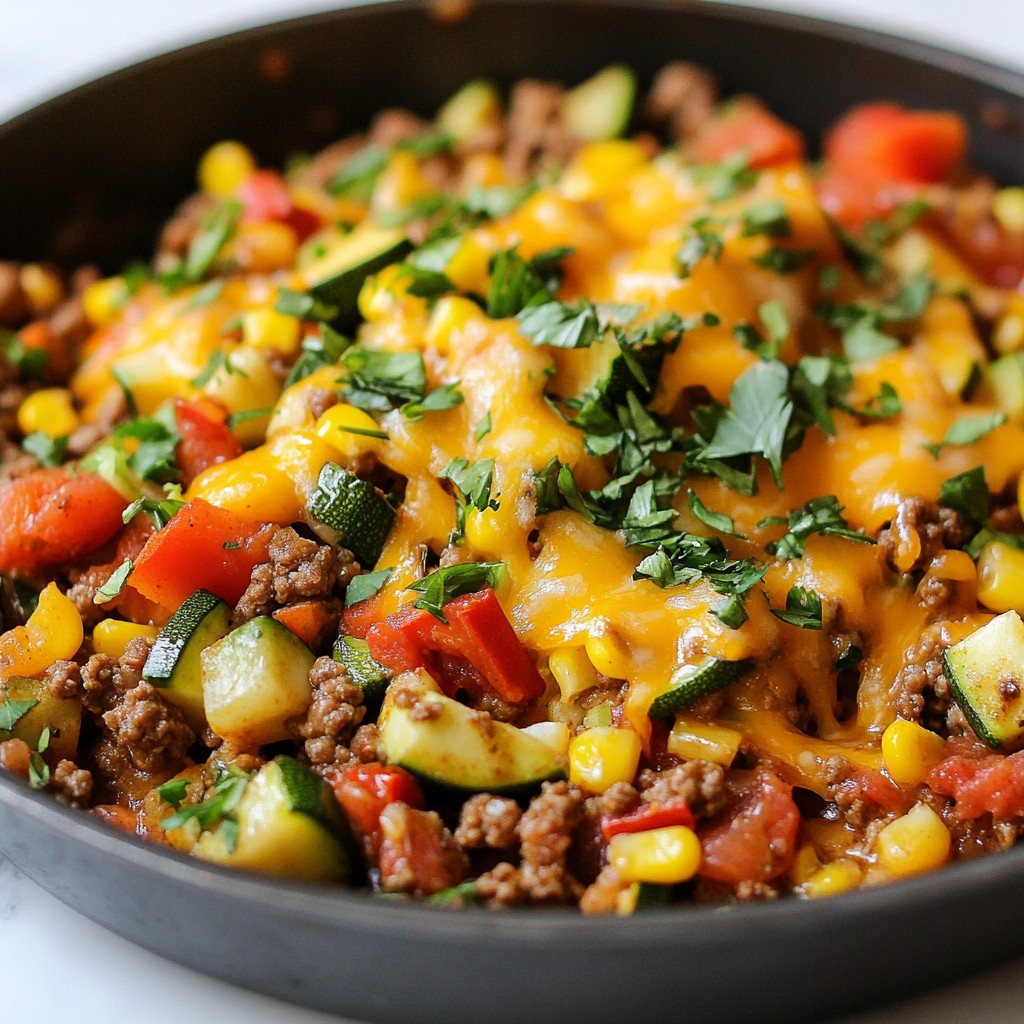 Easy Ground Beef Skillet Dinner Quick and Tasty Meal