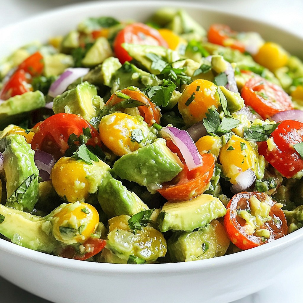 Creamy Mexican Avocado and Tomato Salsa Delight
