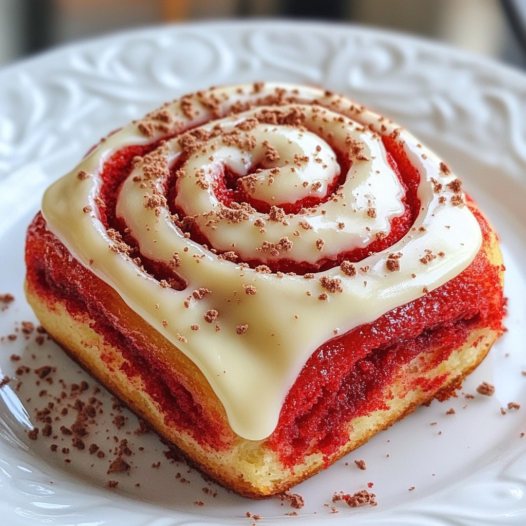 Red Velvet Cinnamon Rolls Delightful and Easy Recipe