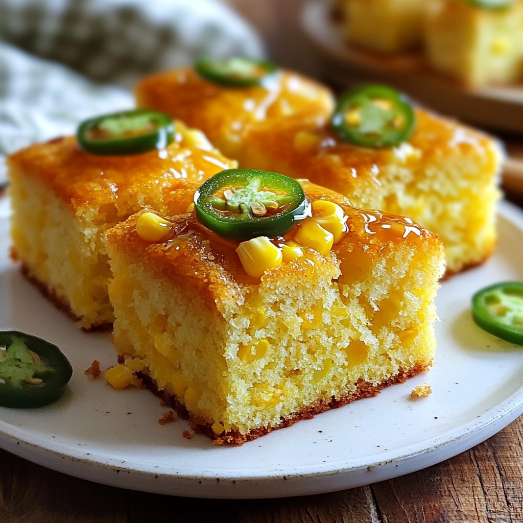 Spicy Sweet Jalapeño Cornbread Flavorful and Easy Recipe