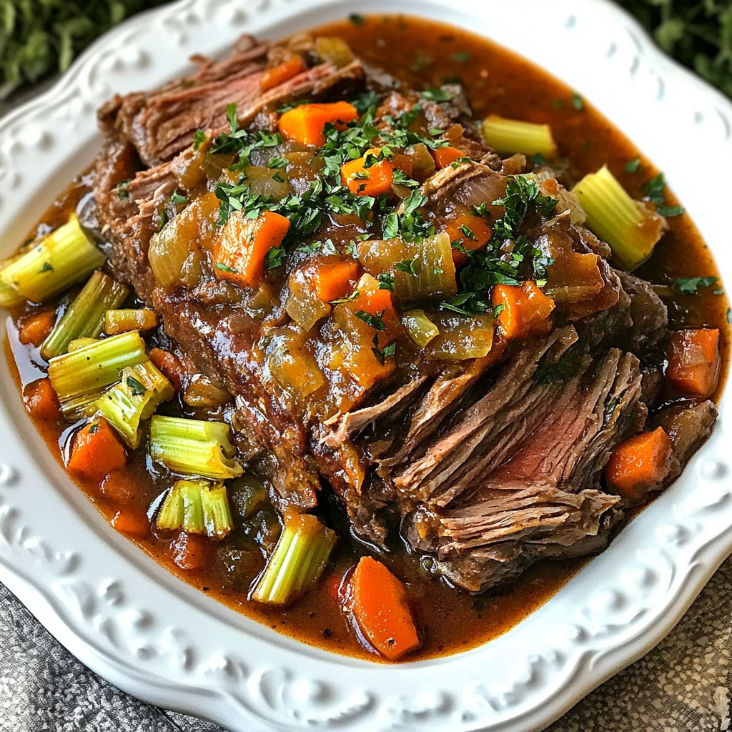 Savory Slow-Cooked Italian Pot Roast Recipe Guide