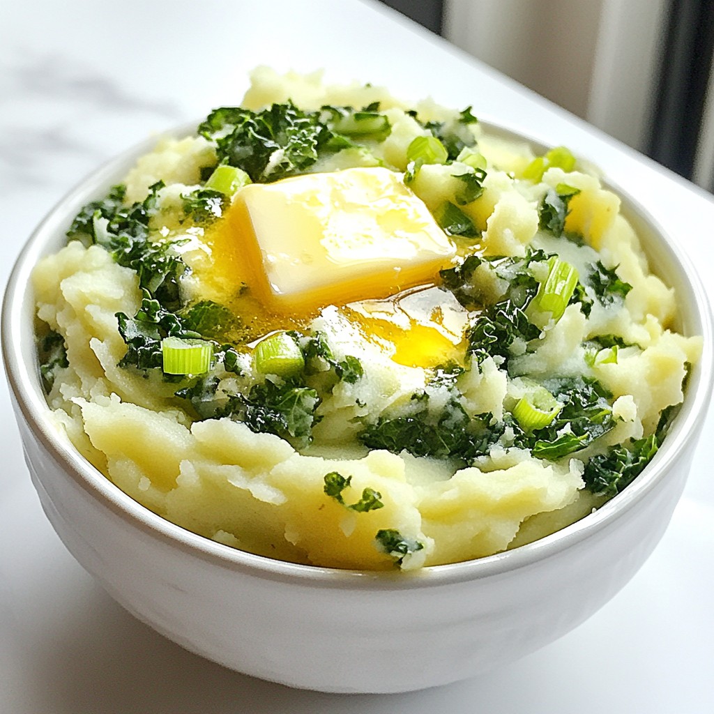 Colcannon Mashed Potatoes Flavorful and Simple Dish
