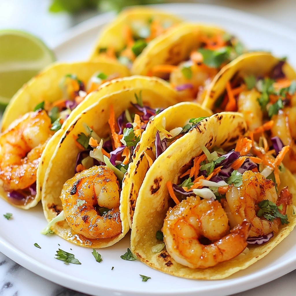 Crispy Mexican Shrimp Tacos with Chipotle Slaw Delight