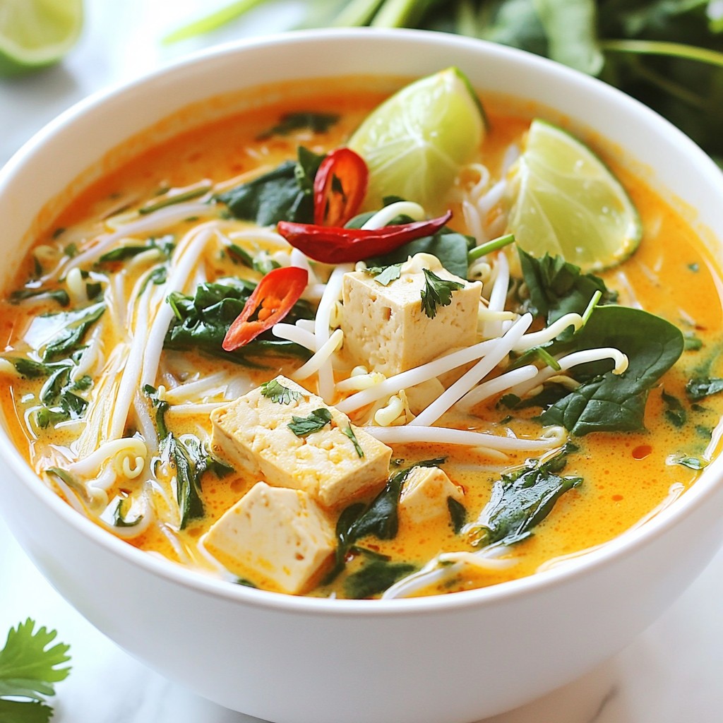 Vegan Laksa Soup Flavorful and Comforting Bowl