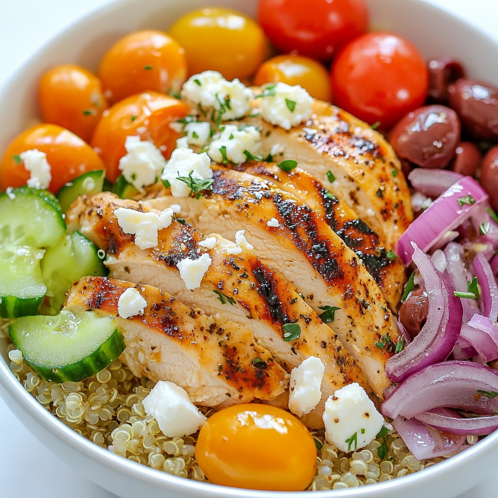 Greek Chicken Meal Prep Bowls for Easy Dinners