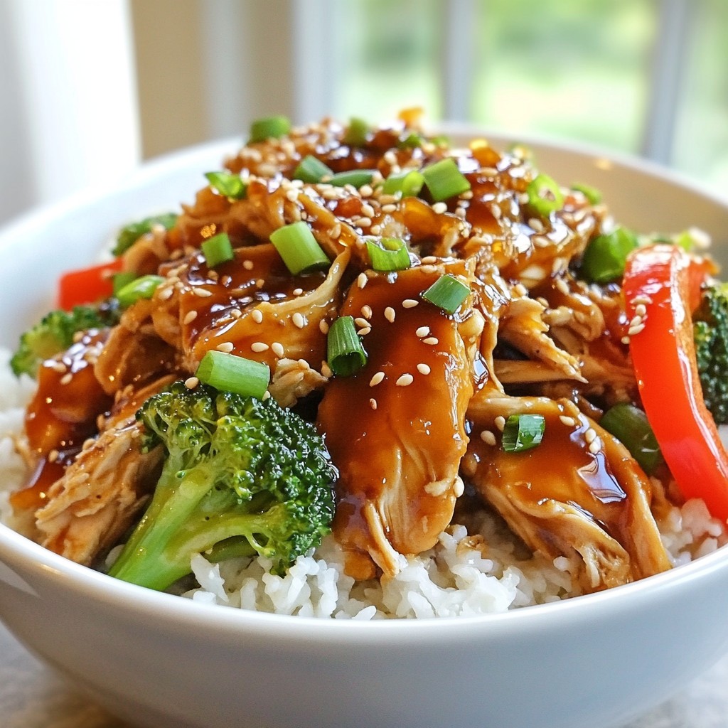 Crockpot Teriyaki Chicken Easy and Flavorful Meal