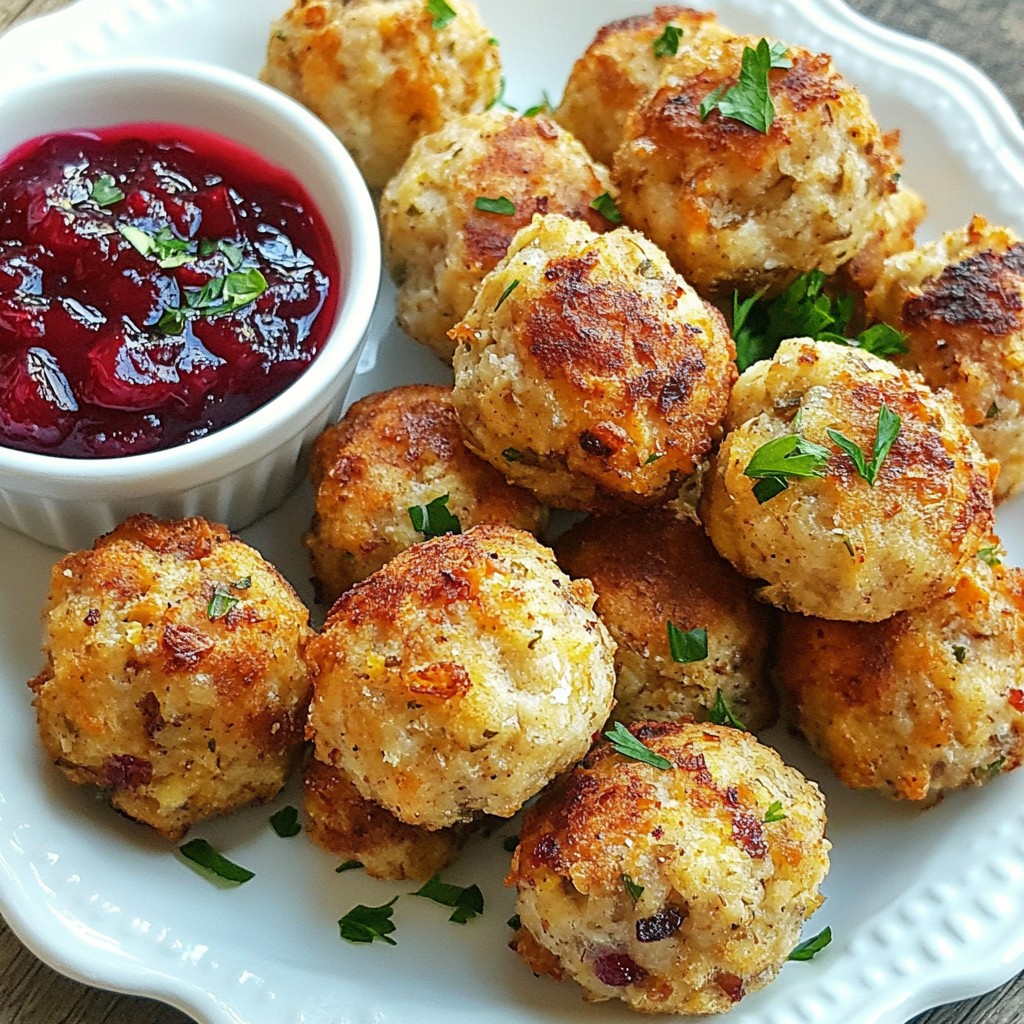 Turkey Stuffing Balls Flavorful and Easy Recipe