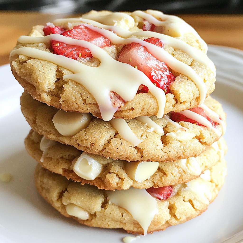 Strawberry Cheesecake Cookies Delicious and Simple Treat