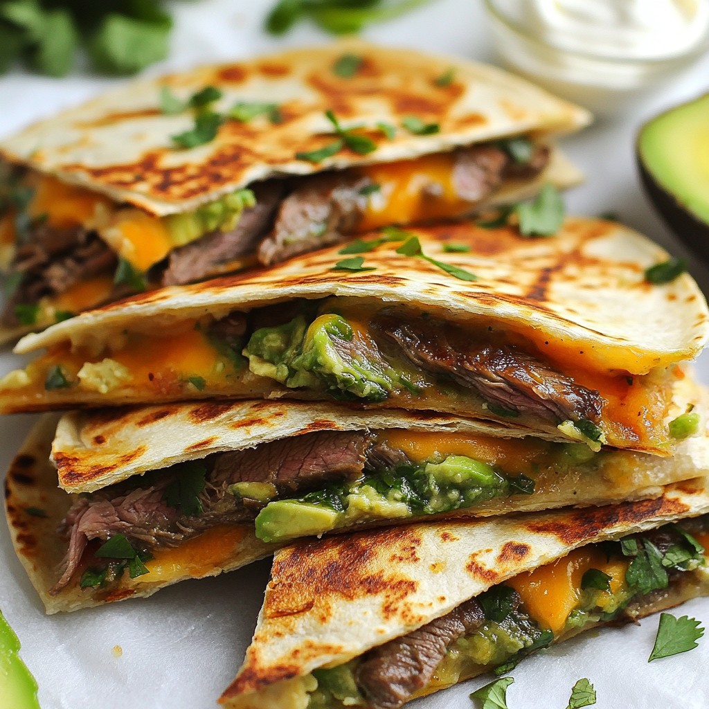Chimichurri Steak Quesadillas Flavorful and Easy Meal