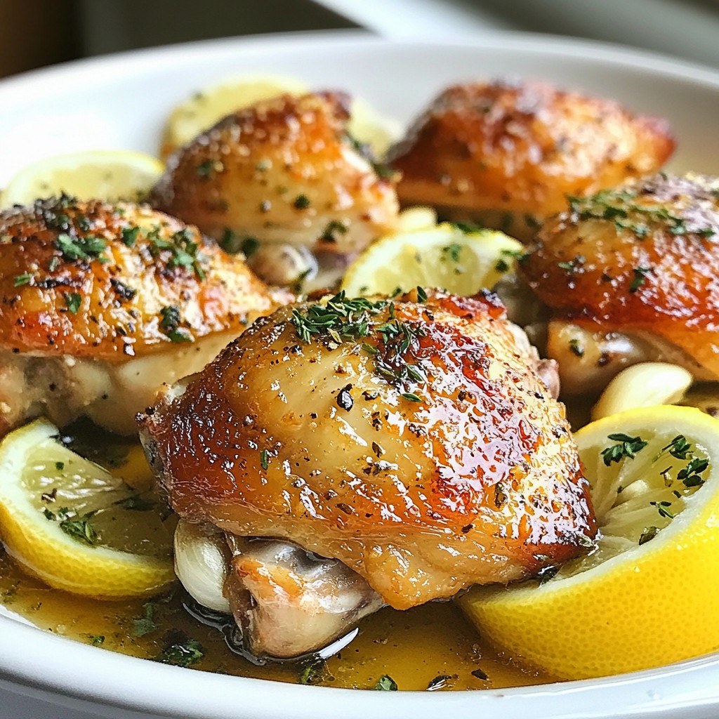 Oven Roasted French Garlic Chicken Irresistible Flavor