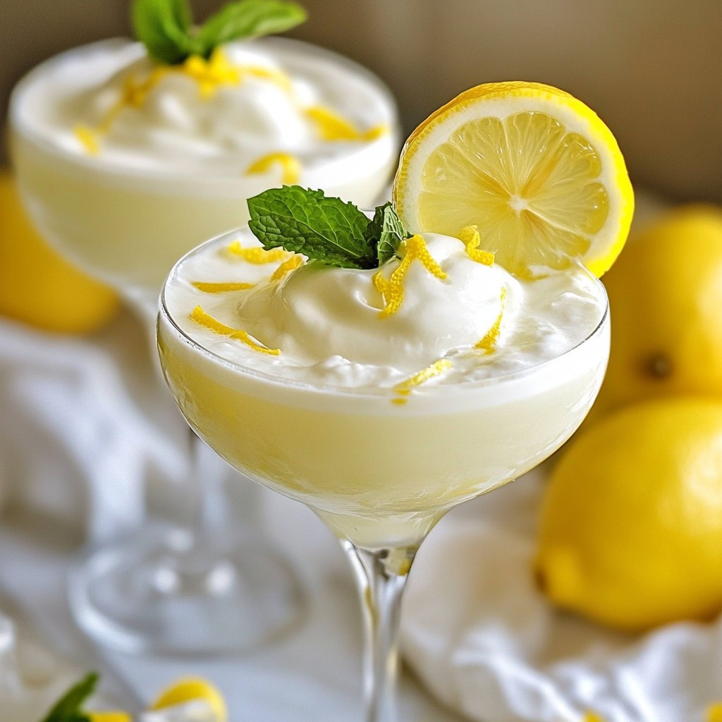Creamy Limoncello Dream Martini Delightful and Easy