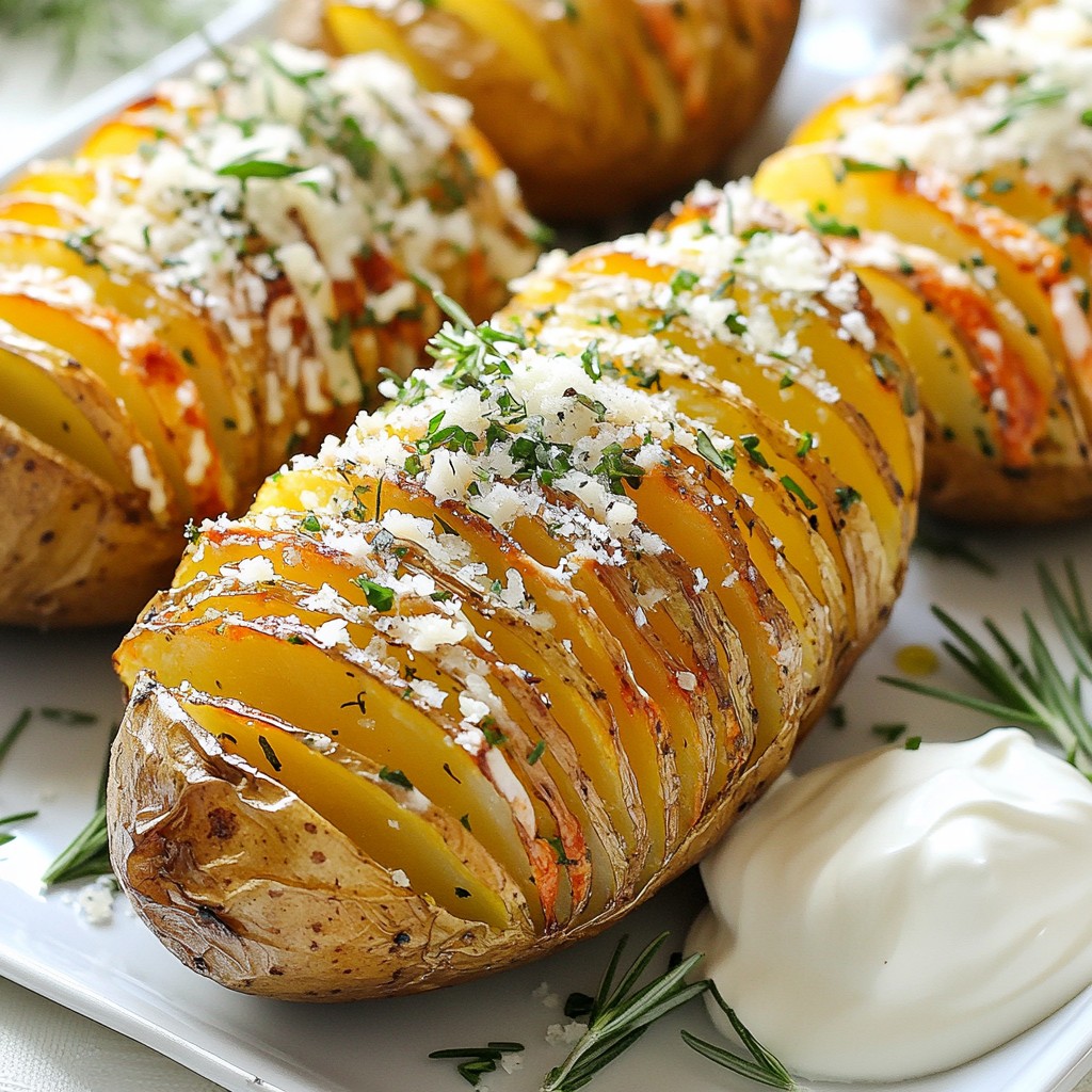 Hasselback Baked Potatoes Tasty and Easy Recipe