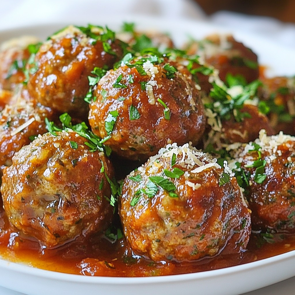 Tangy Italian Meatballs Perfect for Family Dinners