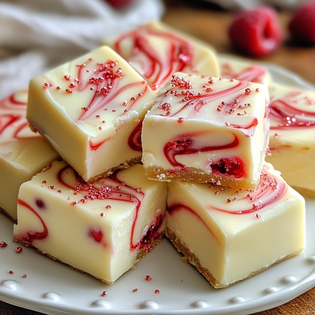 Raspberry Swirl Fudge Irresistible Dessert Recipe