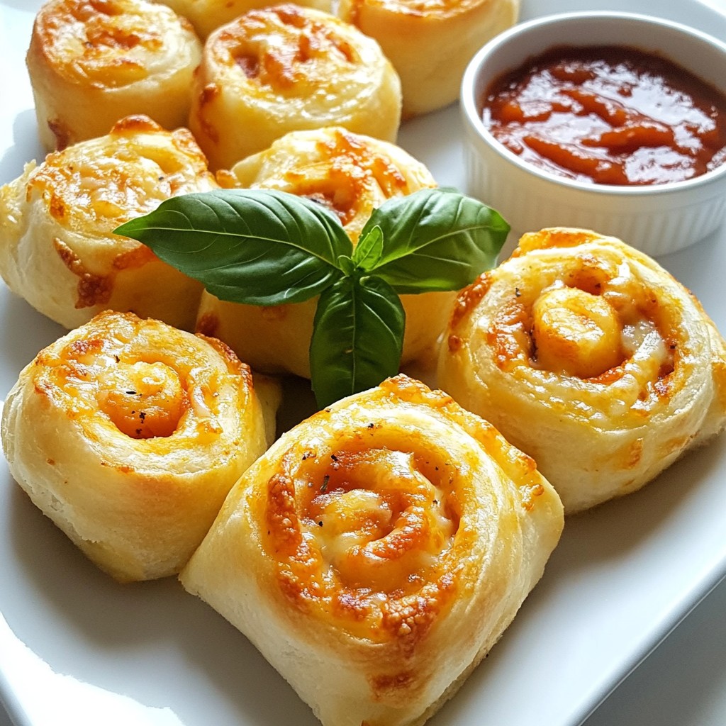 Flaky Mozzarella Pizza Rolls Easy and Tasty Snack