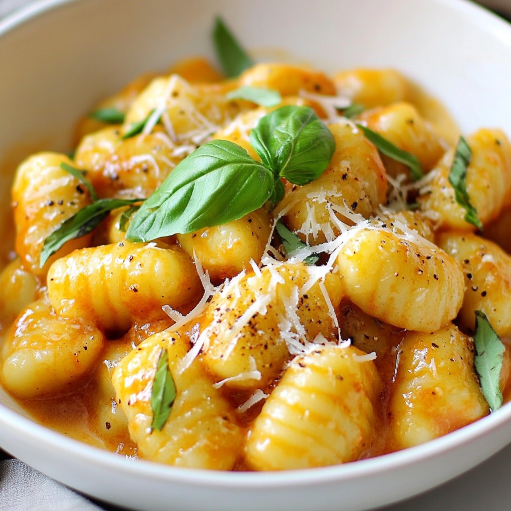 Creamy Tomato Basil Gnocchi Flavorful Dinner Recipe
