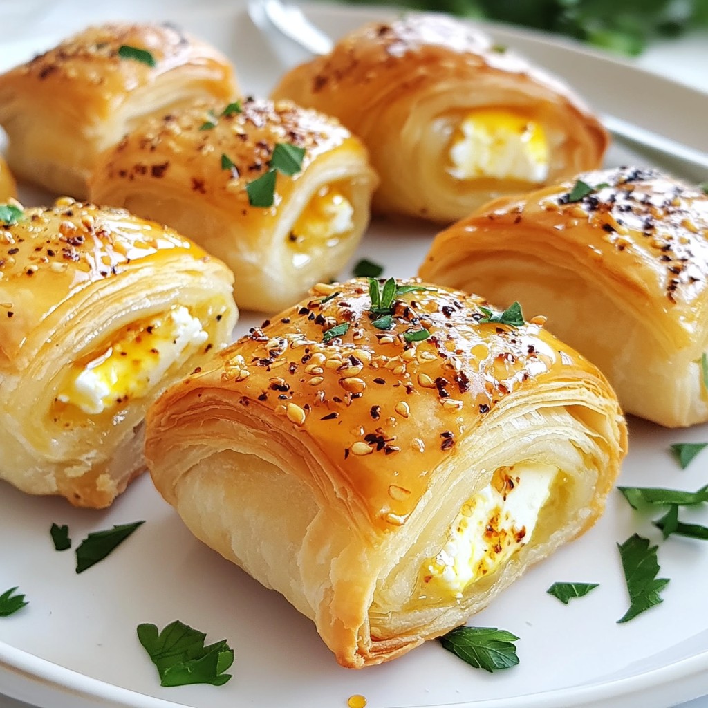 Chili Honey Feta Rolls Quick and Flavorful Snack