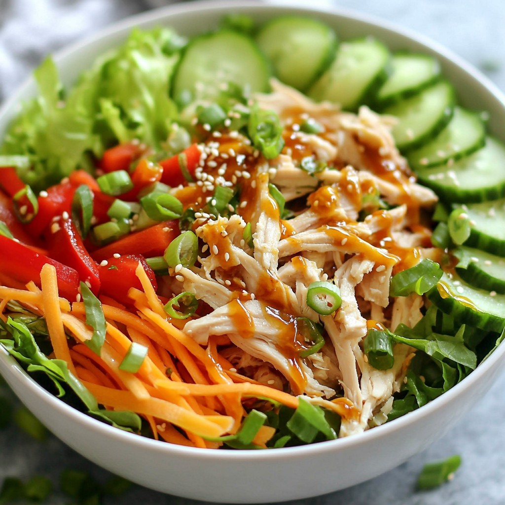 Asian Sesame Chicken Salad Flavorful and Nutritious Dish
