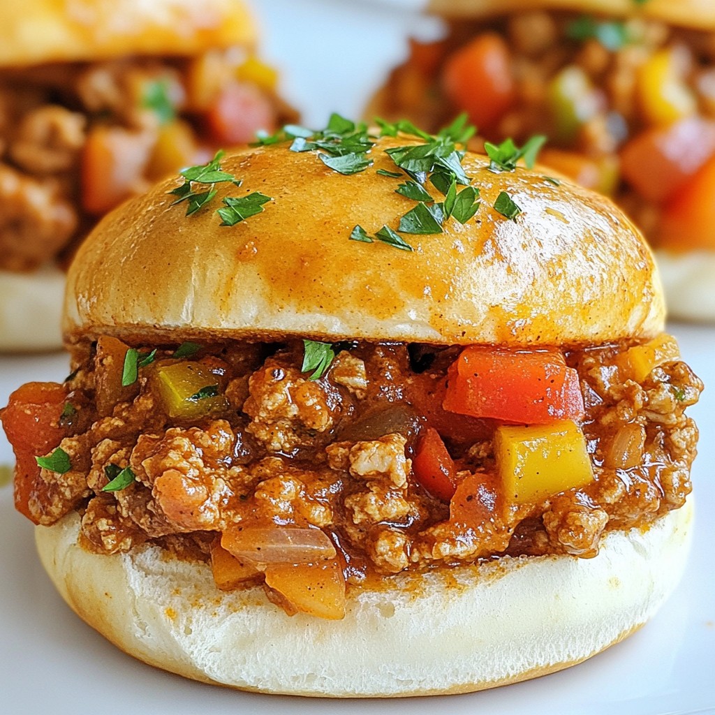 Cajun Chicken Sloppy Joes Savory and Quick Dish