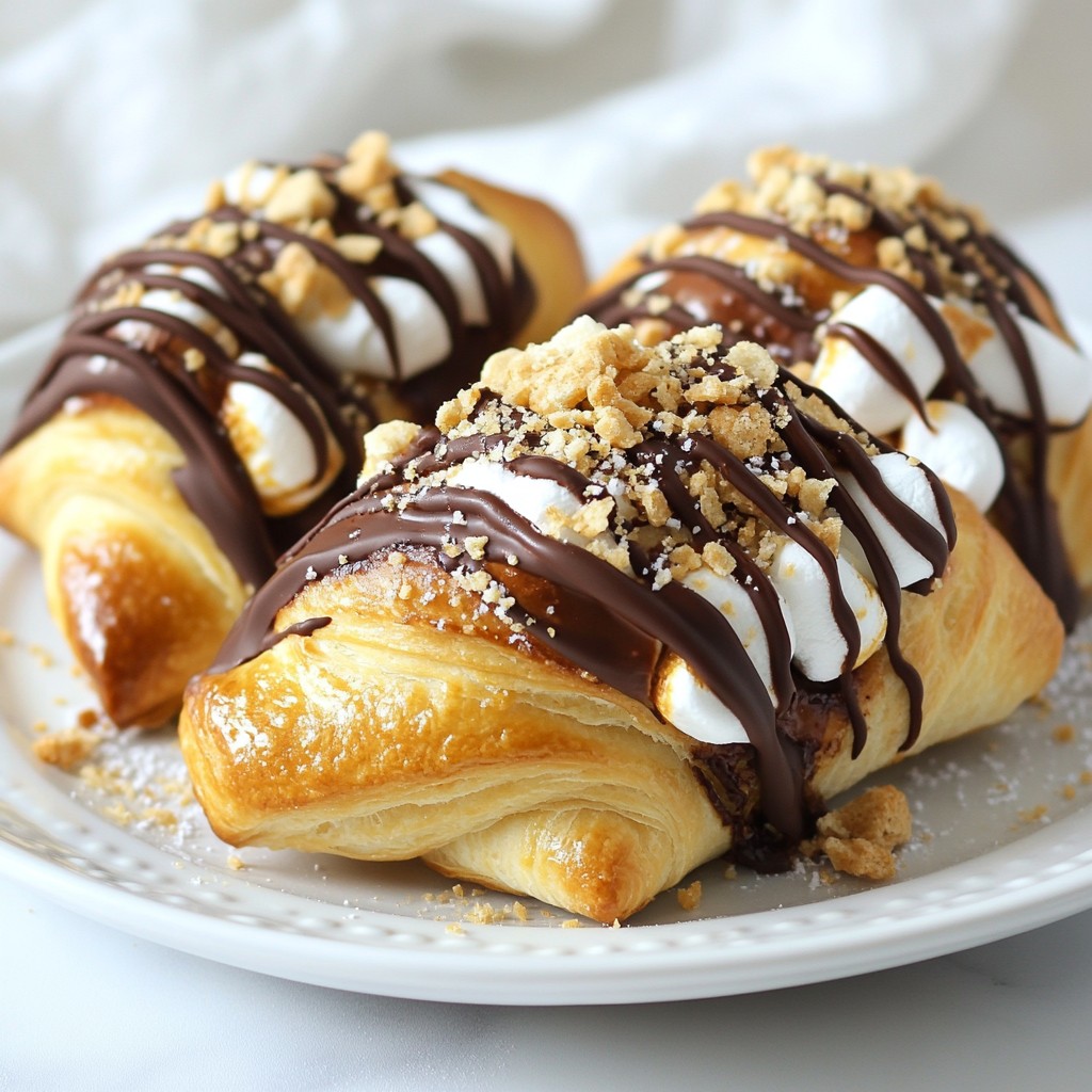 S'mores Crescent Rolls Delightful and Easy Dessert