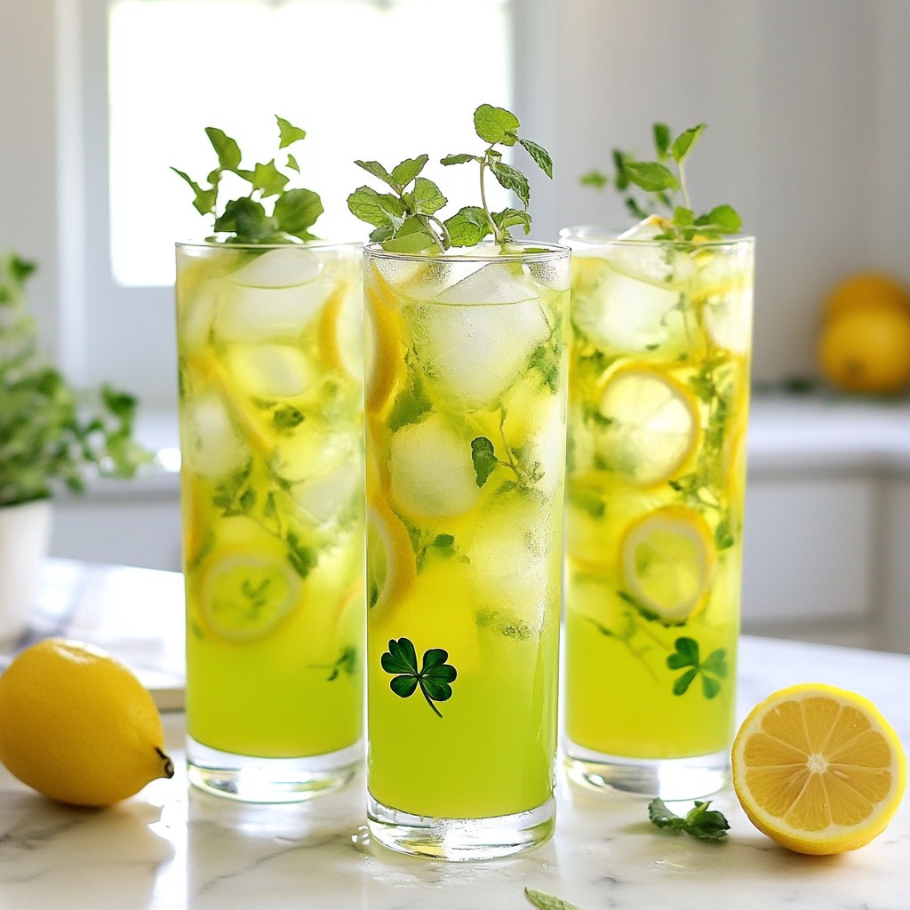 Leprechaun Lemonade Refreshing and Easy Recipe