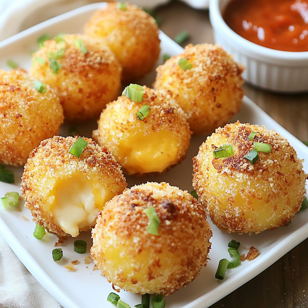 Crispy Potato Cheese Bombs Cheesy and Flavorful Snack
