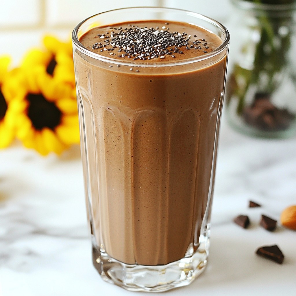 Vegan Peanut Butter Chocolate Smoothie Simple Delight