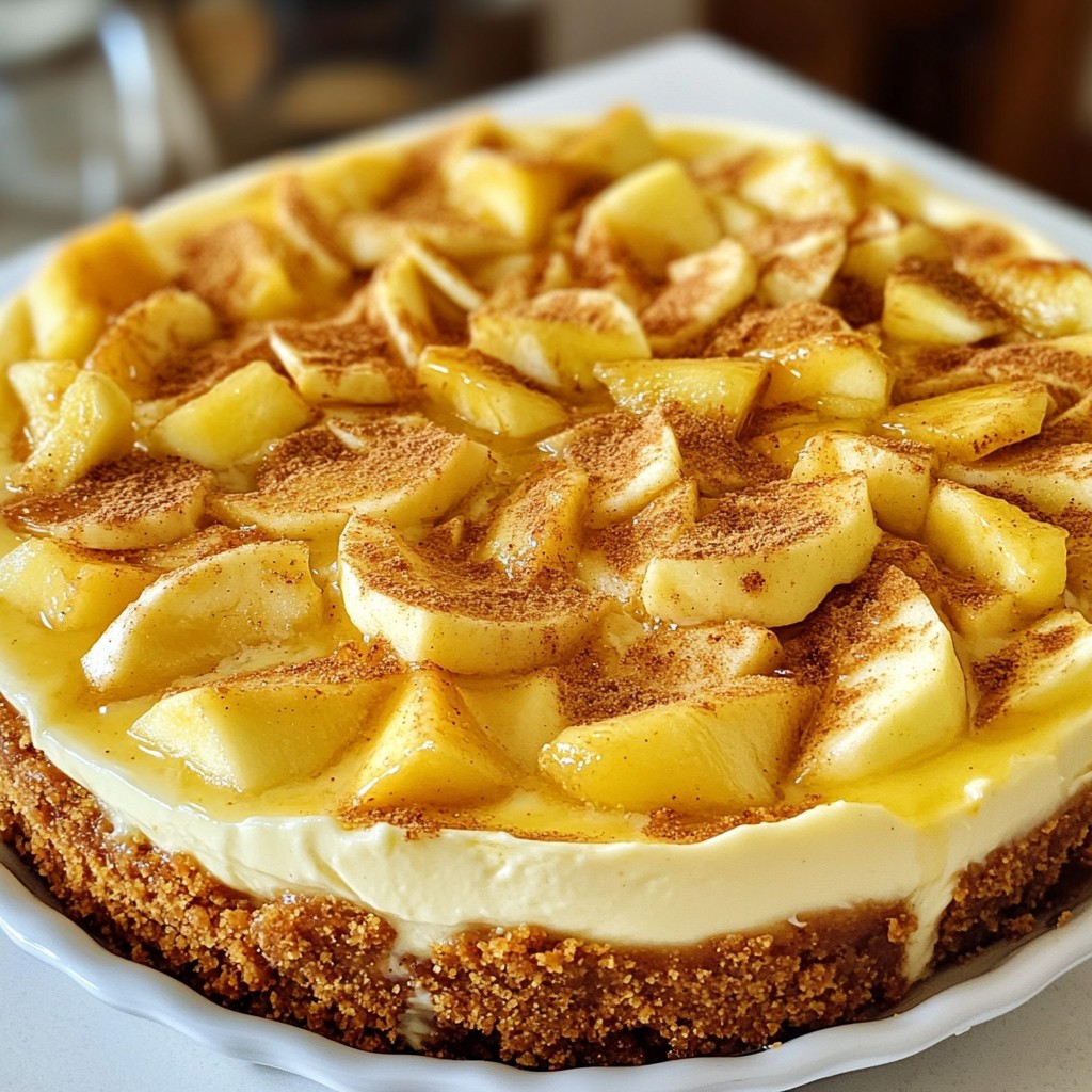 Apple Cider Cheesecake Irresistible Fall Dessert Recipe