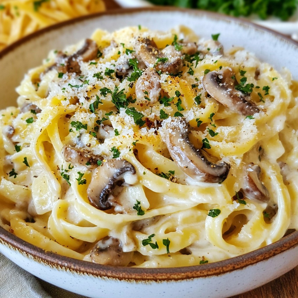 Spanish Creamy Mushroom Pasta Delightful Recipe Guide