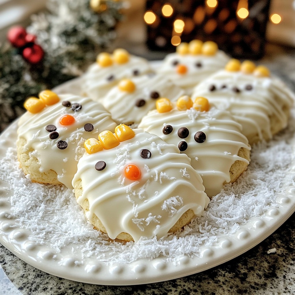 Melting Snowman Cookies Easy Festive Treat