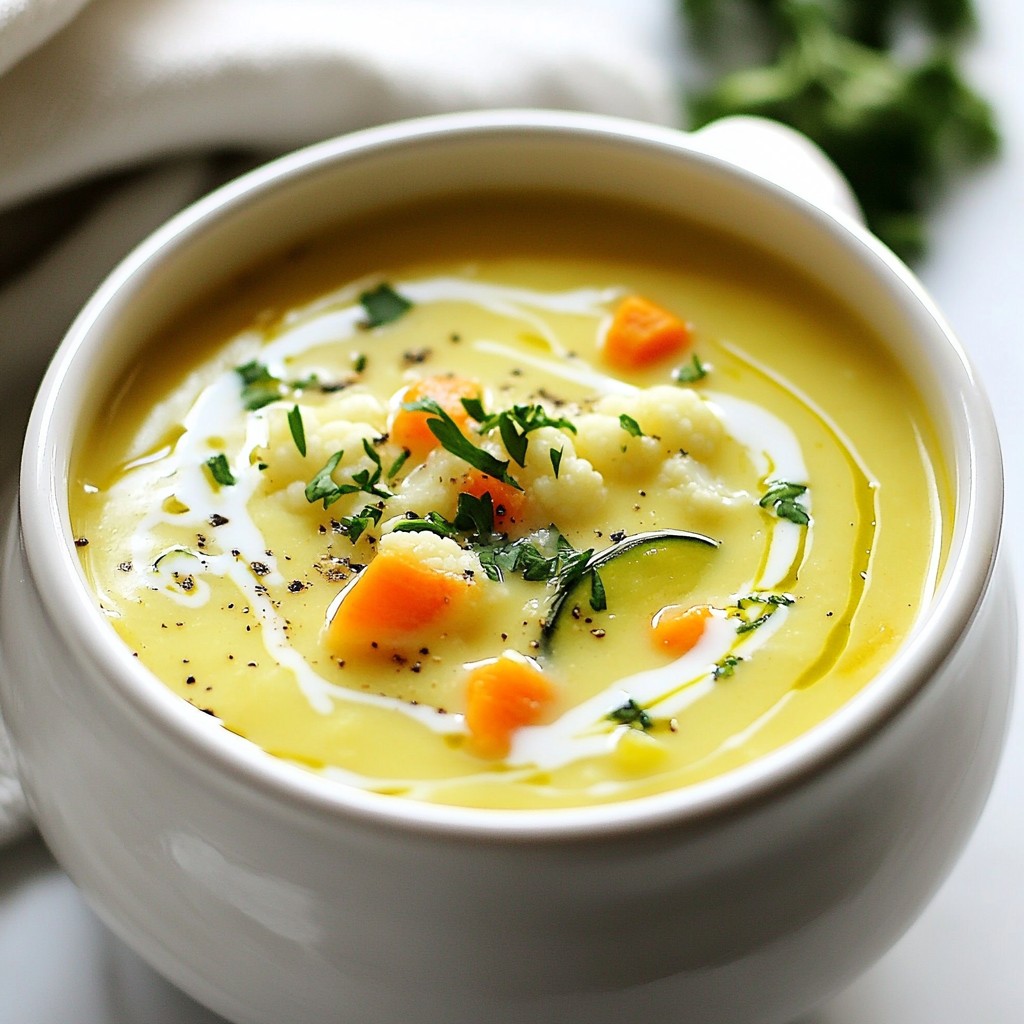 Creamy Vegetable Soup Rich and Flavorful Recipe