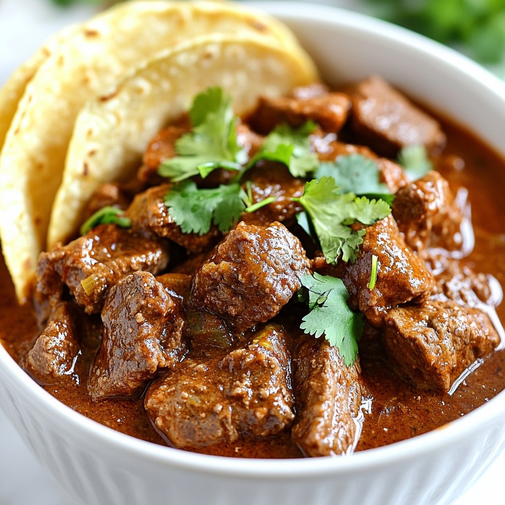 Slow Cooker Chile Colorado Flavorful Beef Dish