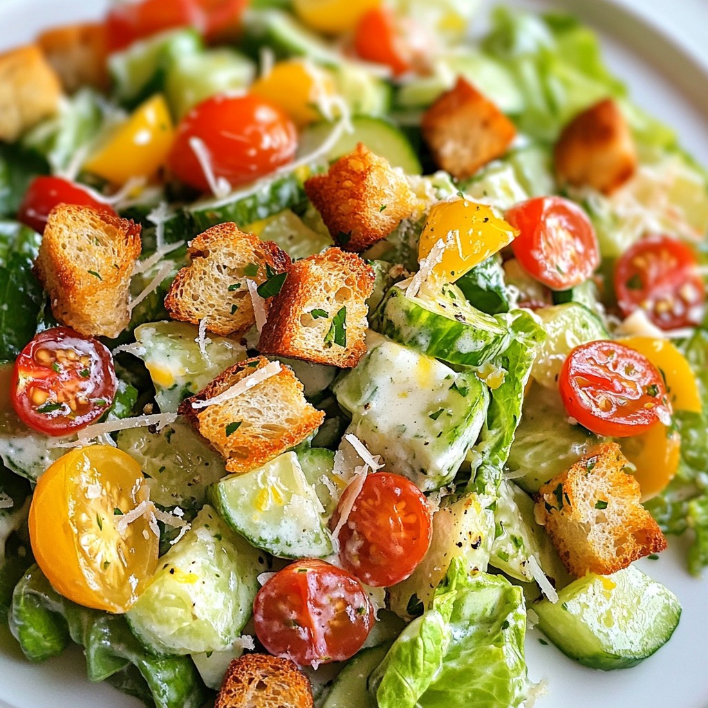 Caesar Salad Supreme Fresh and Flavorful Delight