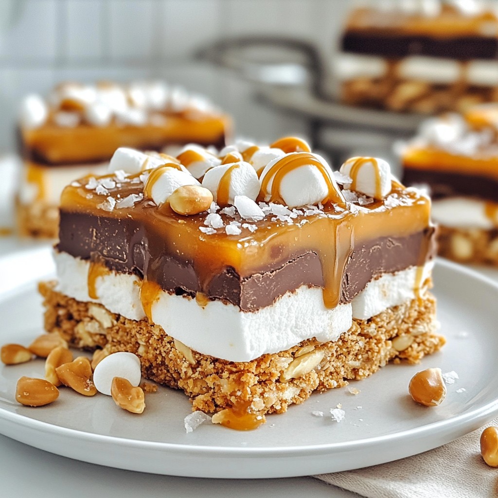 Caramel Chocolate Crunch Bars Simple and Tasty Treat