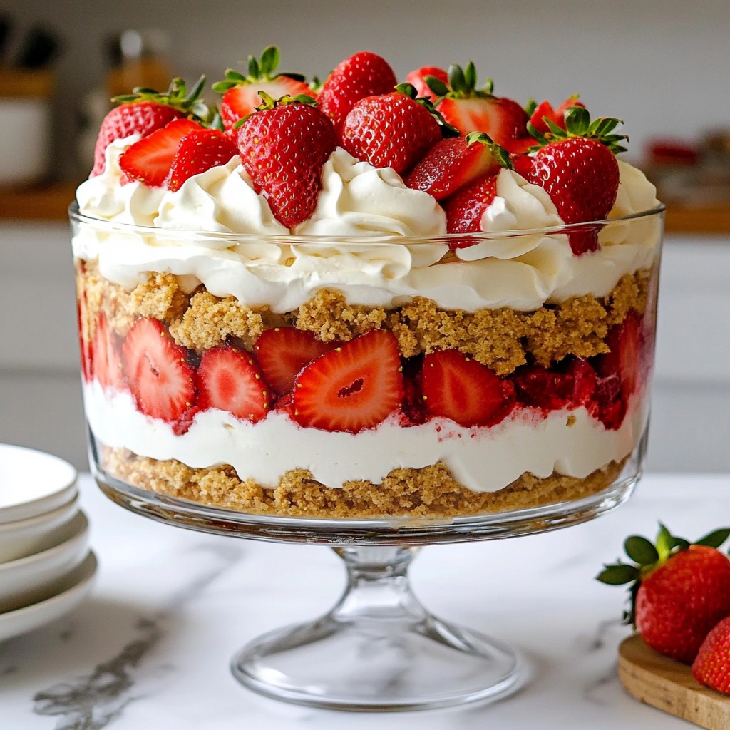 Strawberry Cheesecake Trifle Simple and Delightful Treat