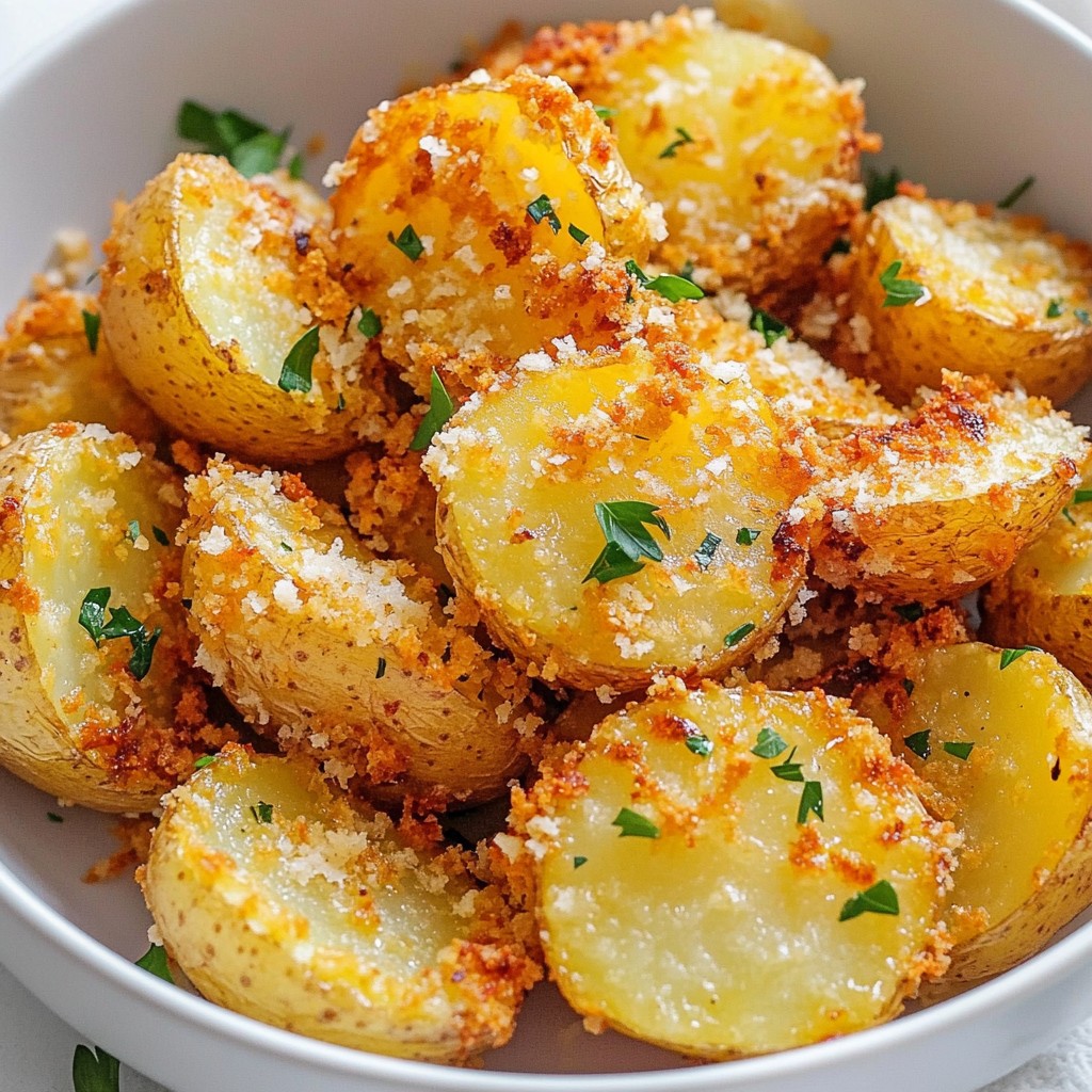 Air Fryer Parmesan Crusted Potatoes Savory Delight